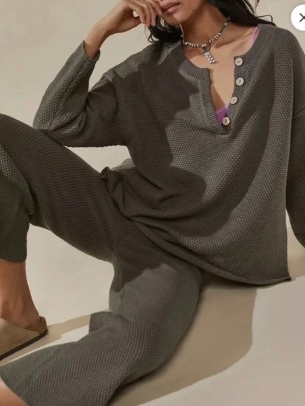 Free People Hailee Sweater Set - Large